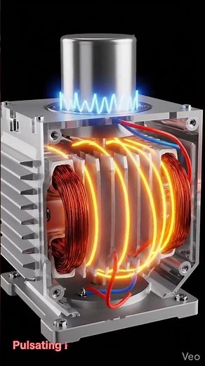 Single Phase Motor Inside View 😲 3D #3d #ai