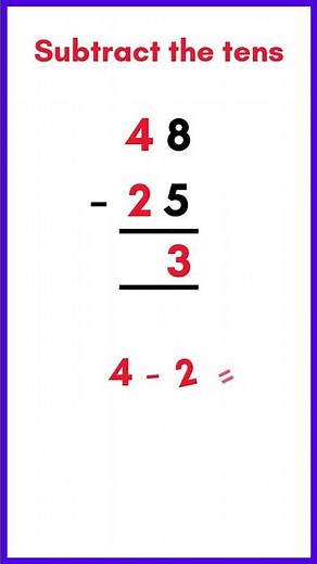 ➖ 2 Digit Subtraction - how to subtract tens and ones #primarymathematics #subtracting