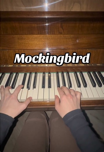 Eminem's Mockingbird Piano Cover Performance