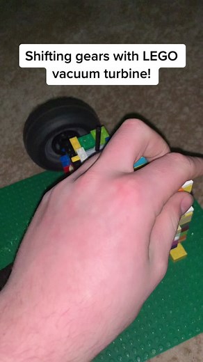 LEGO Vacuum Turbine: Gear Shifting and Engine Sounds