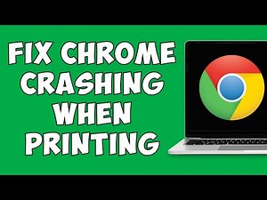 How To Fix Google Chrome Crashing When Printing From Internet