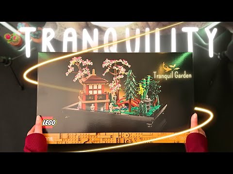 The most relaxing lego set! Full Build 2.5hrs (No Talking) | ASMR Lego Icons Tranquil Garden