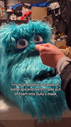 DIY Sully Monsters Inc Costume for Christmas Cosplay