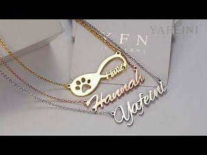 YAFEINI Laser automated machine making personalized necklaces.