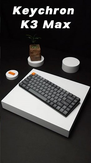Explore the Keychron K3 Max QMK/VIA Wireless Custom Mechanical Keyboard.