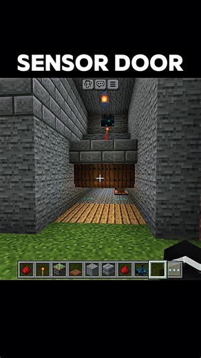 Invisible Sensor Door Tutorial 🤫 (No Buttons!)