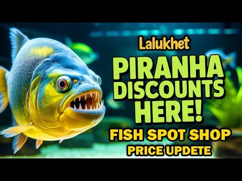 Exotic Monster Fish at Lalukhet Fish Spot 🐊🔥 | Alligator Gar, Piranha & Peacock Bass Full Update