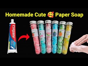 Homemade paper soap making kit/homemade paper soap/How to make paper soap/paper soap making/#soap