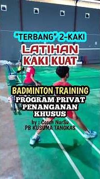 3-CARA ‼️ Latihan Bulutangkis Penunjang Footwork Badminton #shorts