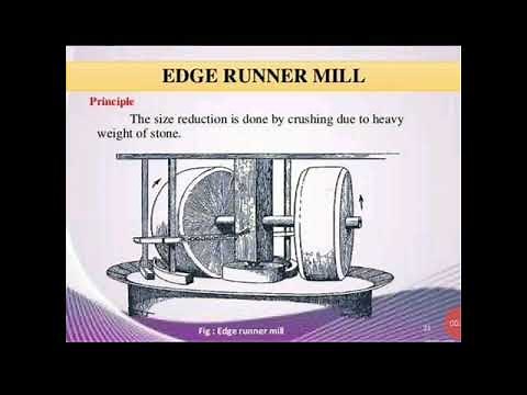 Edge Runner Mill and End Runner Mill with working videos