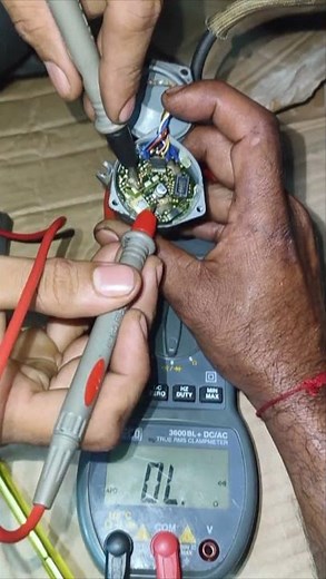 Servo Motor Encoder Wire Continuity Test with Multimeter | Quick Check #engineering #servomotor