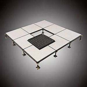 [Hot Item] Lingding HPL PVC Anti Static Steel Raised Floor Inject Cement for Control Room Data Center Computer Room