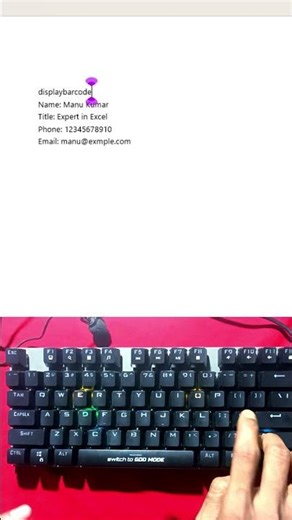 QR Code Insert in MS Word