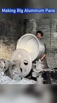 Making Big Aluminum Pans | Large Utensil Manufacturing Process