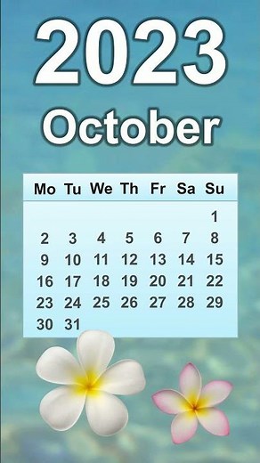 October 2023 Calendar