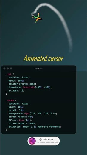 I Turned My Mouse Cursor Into a Jet Plane ✈️