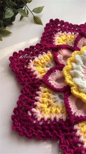 Artistry by CREATIVE HUB on Instagram: "12 inch Doily/ Center Piece 🌸 DM to order!"