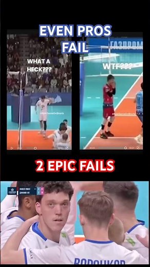 2 Volleyball Fails That Shocked Everyone