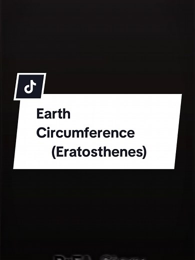 Calculating the Earth's Circumference by Eratosthenes