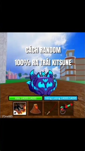 Cách random ra trái Kitsune🦊#xuhuongyoutube #hinrobloxvn#bloxfruits