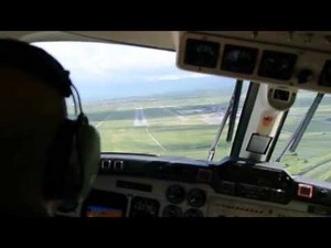 Extreme Crosswind Landing Beechcraft King Air 350 Pristina Airport, Cockpit View