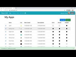 TTGO T-Watch-2020 app builder
