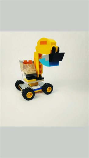 LEGO 😃 the tiny digger model from construction set 🔥