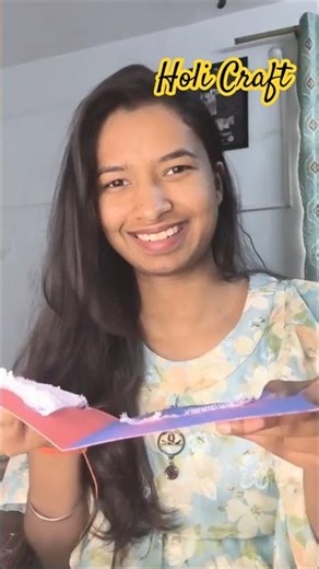 Holi Craft idea | Happy Holi #holi #trending #art #youtube #artandcraft #diy