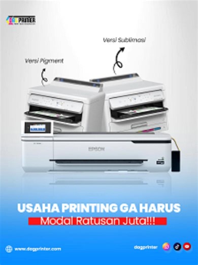 STOP CETAK BERGARIS! 🚫Upgrade ke WFC5390 Sublim by DAG. Tanpa Starwheel (hasil mulus tanpa bekas roda), sistem Vacuum, dan Chipless! Produksi jersey & Lanyard jadi makin pro. #digitalprinting #printer #percetakan #printerinkjet #epson #inkjetprinter #fyp #trending #stickers #inkjetprinting #cetakjersey #cetaklanyard #lanyard