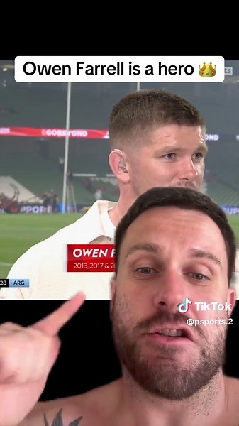 Owen Farrell's Inspiring Reception and Punditry Moments
