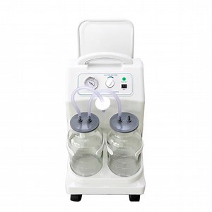 [Hot Item] Good Quality SA-39m 5L Medical Electric Suction Machine Double Bottles Trolley Portable Suction Apparatus