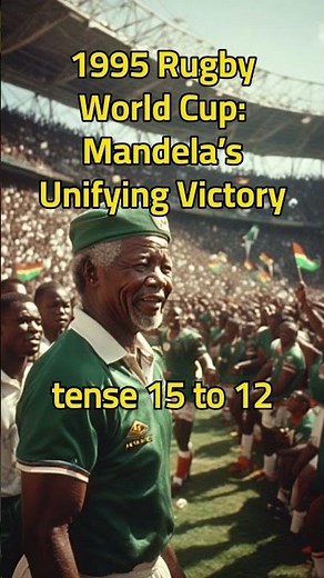 1995 Rugby World Cup: Mandela’s Unifying Victory #nelsonmandeladay #rugbyworldcup #sportshistory