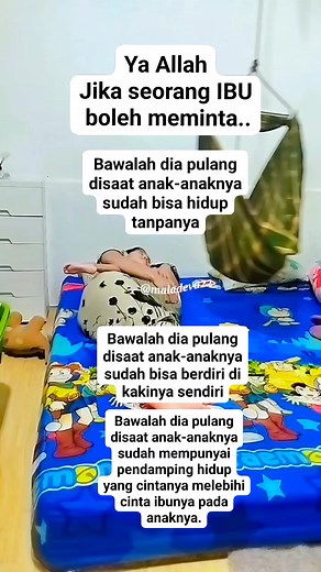 Permintaan semua ibu untuk anak-anaknya❤️🥹 #masyaAllahtabarakallah #Allahummabarik #ibu #anak #ibudananak #cintaibu #cintaanak #reels #videoreels #reelsviral #reelsfyp #videoviral #reelstrending #mexico #playerlist #digitalart #communitysupport #contest #countrymusic | Maladeva22