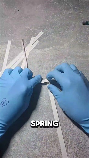 Day one of building the longest paper chain