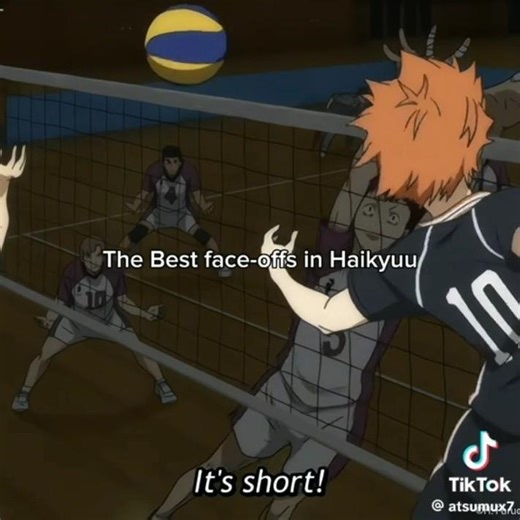 The best face off #haikyuu #anime #volleyball