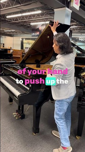 How NOT to Break Your Grand Piano Lid 😱🎹 #PianoFailsAvoided