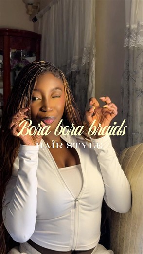 Bora Bora braids hairstyle | Haïr style with body wave