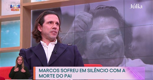 Marcos emocionado recorda o pai: "Era um braço direito, um anjo da guarda!"