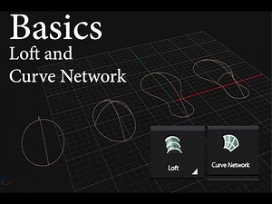 Matrix 9 to MatrixGold conversion Loft and Curve Network commands Basic Understanding