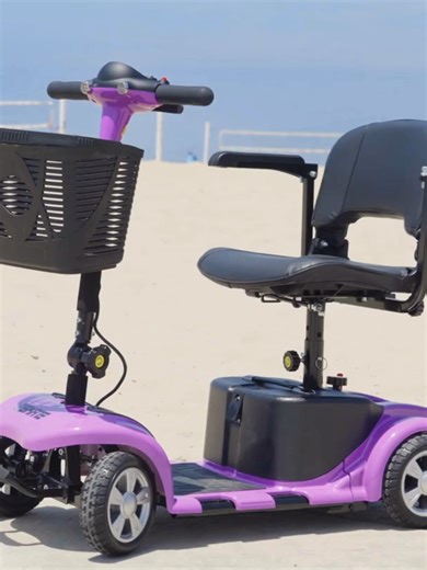 Retirement made simple. One click. One ride. One more smile. HiWheel R100 — go with one click. #SKRTR100 #SKRTMobility #RetirementLife #SeniorLifestyle #OneClickGo