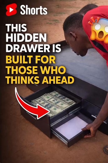 this is how to build hidden drawer for rich people #interiordesign #diy #homedecor #hiddendrawer