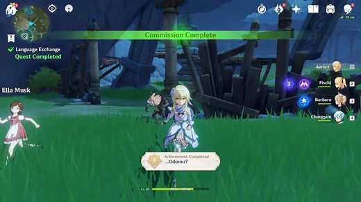 Genshin Impact: How to complete Language Exchange commission quest