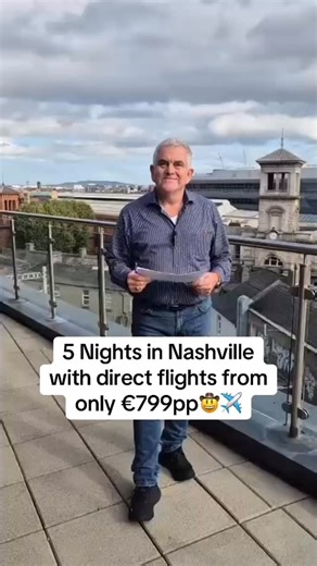 76 reactions · 11 comments | 5 Nights in Nashville from only €799pp!鸞 Includes: ✈Direct flights from Dublin 朗5 Nights in Holiday Inn Nashville Downtown ✈️Travel February 2026¦ Based on 2 sharing Book online via the link above or call our Travel Experts to book on 01-6995329☎ 磊✈We are Ireland’s ITAA Travel Agency of the Year 2024 | Click&Go | Facebook