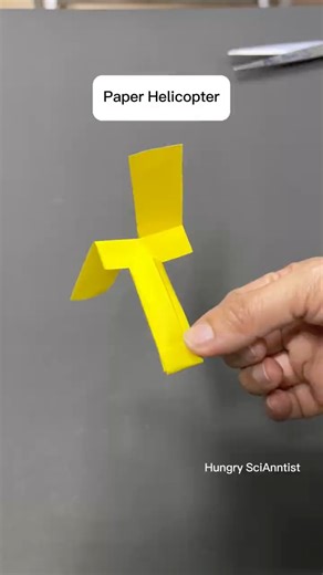 How to Make Paper Helicopter #diy #helicopter #paperhelicopter #science