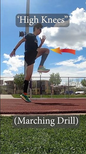 Running Form Technique: "High Knee" Drill for Full Hip Flexion : Coach Sage Canaday Tips!