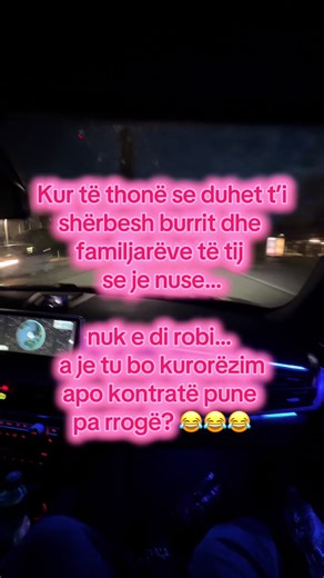 A je nuse apo punon pa rrogë? 🤣