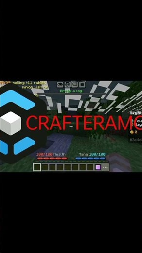 hypixel skyblock for minecraft pocket edition #craftersmcskyblock #hypixel #hypixelskyblock