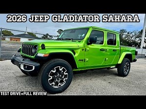 2026 Jeep Gladiator Sahara: TEST DRIVE+FULL REVIEW