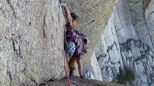 [攀岩] 通过El Matador 5.10d攀登魔鬼塔/Devil's Tower