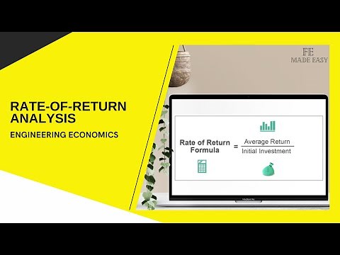 FE Review - Engineering Economics - Rate of Return Analysis
